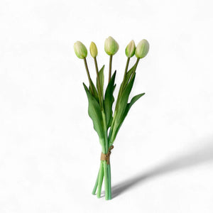 bosje witte kunsttulpen 5st - WinQ