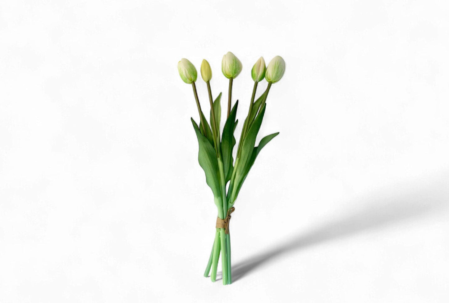 bosje witte kunsttulpen 5st - WinQ