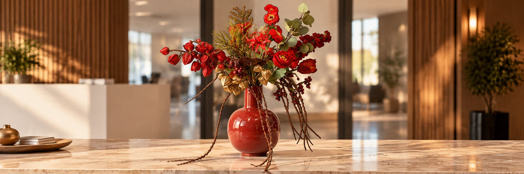 Gebonden Kunstbloemen Boeket