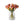 Boeket kunstbloemen tulpen in 5 kleuren totaal 35 stuks in 5 voorjaarskleuren op een vaas WinQ