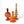 Set van 3 glaskandelaren van fijn glas in verschillende hoogtes en modellen in de kleuren maroon taupe en oranje - WinQ