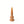 Kandelaar Hout Acacia Naturel 11cm met kaars