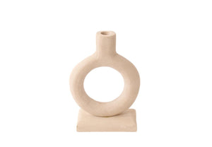 Kaarsenhouder Sandstone 12,5x21x2,1 Naturel - WinQ!