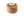 Waxinehouder Hout Naturel D:7/H:5 met theelichtje
