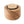 Waxinehouder Hout Naturel D:7/H:5 met theelichtje