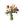 Gebonden PlukBoeket Zijden Bloemen Geel met Rood - WinQ!