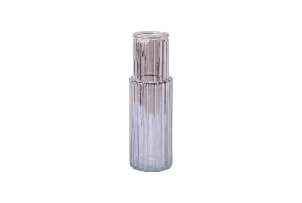 Glas vaas in lila