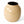 Metalen vaas beige 19x20cm - WinQ