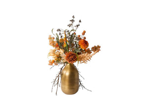 productfoto van een een boeket kunstbloemen met onder andere Malva en Astilbe. hoogte 70cm