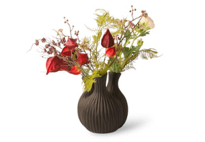 Tulpenvaas Groot Bordeaux / Roze - WinQ!