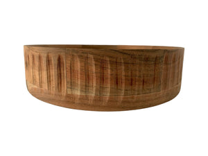 Schaal acaciahout hout 40cm detail van de rand - WinQ