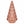 Glazen Kerstboom met  LED Verlichting Pink 10x24 cm – Batterij - WinQ