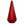 Glazen Kerstboom met  LED Verlichting bordeaux 10x24 cm – Batterij - WinQ