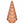 Glazen Kerstboom met brandend LED Verlichting Pink 10x24 cm – Batterij - WinQ