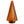 Glazen Kerstboom met LED Verlichting Amber 10x24 cm – Batterij - WinQ