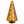 Glazen Kerstboom met brandende LED Verlichting geel 10x24 cm – Batterij - WinQ