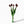 bosje van 5 kunsttulpen in de kleur mauve