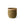 Mand Abaca hoogte 28cm en diameter 26cm Groen met naturel rand