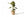 Planten Mand Abaca Handvat Off white 30x25cm let een hoge groen palm