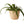 productfoto van Mand Abaca Handvat Off white 26x20cm  met een lagen varen 