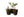 3 plantenmanden van Abaca in de kleur zwart met planten