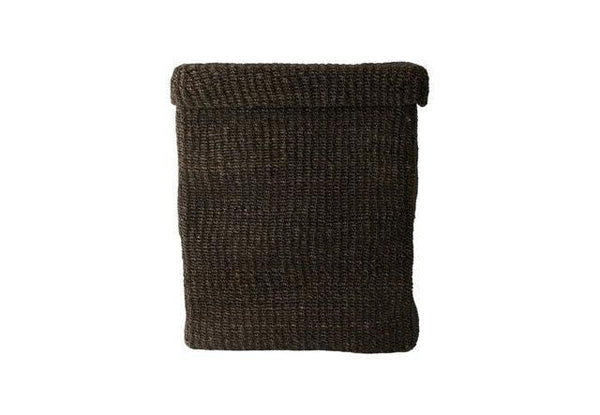 Opbergmand Abaca Vierkant 25x35cm Zwart  produktfoto