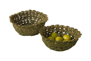 Bowl Abaca Bloem Groen 20cm - WinQ!