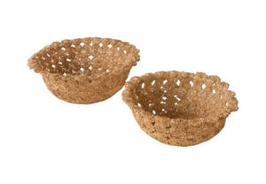 2 maten Abaca Bowl mand  in kleur naturel