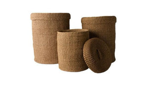3 verschillende maten abaca manden