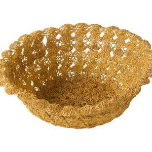 Bowl Abaca Bloem Geel 25cm productfoto