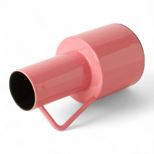 liggende vaas Metalen vaas l.pink met bovendiameter 8cm en handvat - WinQ