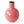 Bolle metalen vaas in de kleur pink in de maat 23x30cm - WinQ