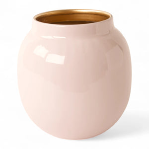 Vaas zenith hoogglans lila metaal 17,5x17cm - WinQ