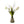 Glasvaas met kunstboeket tulpen in wit - WinQ