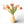 Artificial flower bouquet with pink and orange flowers in beige vase, WinQ home decor