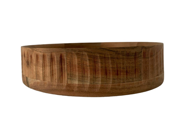 presentatieschaal acaciahout diameter 25cm naturel - WinQ