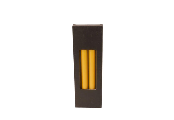 Dinerkaars  28x2,1cm Oker 4pcs in een zwart geschenkverpakking