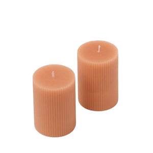 2 x Ribbelkaars 7x10cm nut