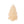 Kerstboom kaars. 6x12cm off white
