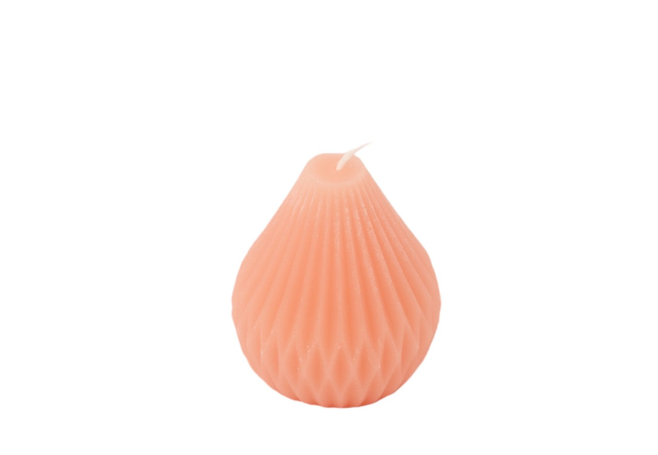 produktfoto van een kaars geo soft pink 7x8cm