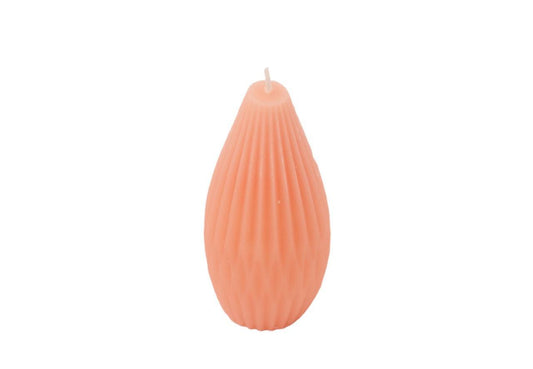 Productfoto kaars Geo 14cm soft pink