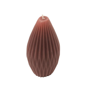 Kaars Geo big 14cm  plum produktfoto