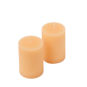 productfoto 2 stuks rabbelkaars 7x10cm soft Geel