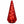 Set van 2 Glazen Cones met LED Verlichting – Rood – 24 en 33 cm