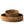 set van 2  schalen van acaciahout met diameter van 25 en 35cm innaturel bruin kleur - WinQ