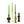 Kandelaar Glas 9x26,5cm licht Groen - WinQ!