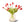 Kunst tulpen op een glasvaas, 15 stuks in de kleur fuchsia