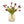 Glasvaas met gebonden boeket tulpen in de kleur mauve-WinQ