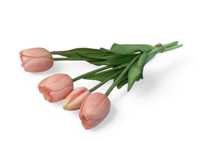 5 kunsttulpen van 40cm lang in de kleur roze-inQ