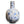 Hoge vaas met Delfs Blauwe print en goud accenten in 26x40cm - WinQ
